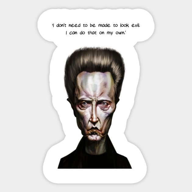 I don't need to be made to look evil Sticker by Alister Lockhart